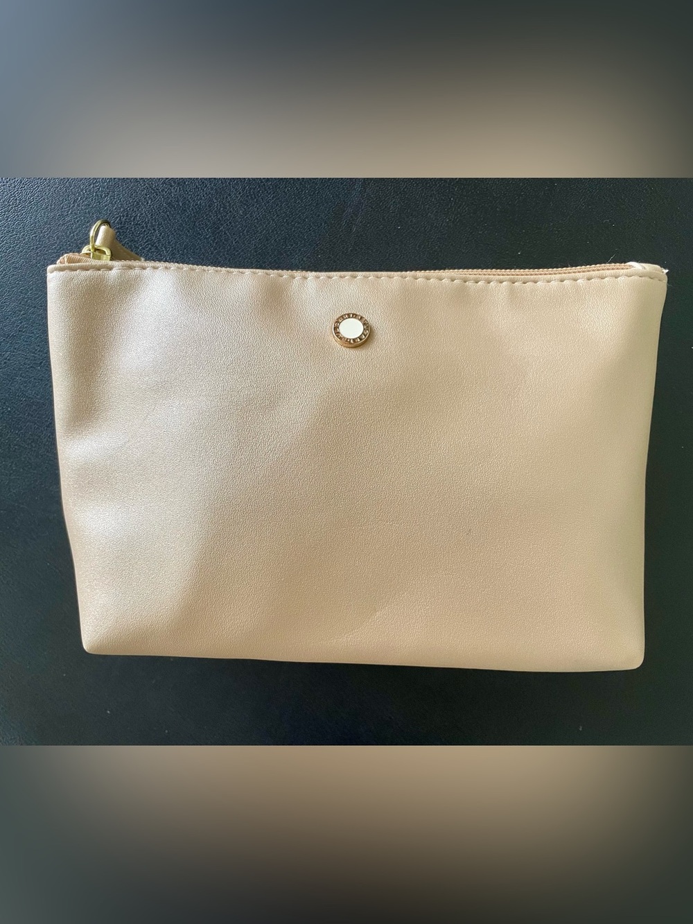 BVLGARI Emirates Gold Logo Amenity Bag